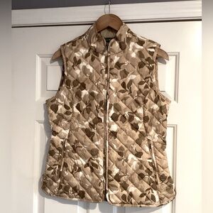 Eddie Bauer Quilted Lightweight Goose Down Vest S